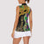 Personalized Mardi Gras Women Sleeveless Polo Shirt Gold Mask Unique Style - Wonder Print Shop