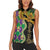 Personalized Mardi Gras Women Sleeveless Polo Shirt Gold Mask Unique Style - Wonder Print Shop