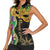 Personalized Mardi Gras Women Sleeveless Polo Shirt Gold Mask Unique Style - Wonder Print Shop