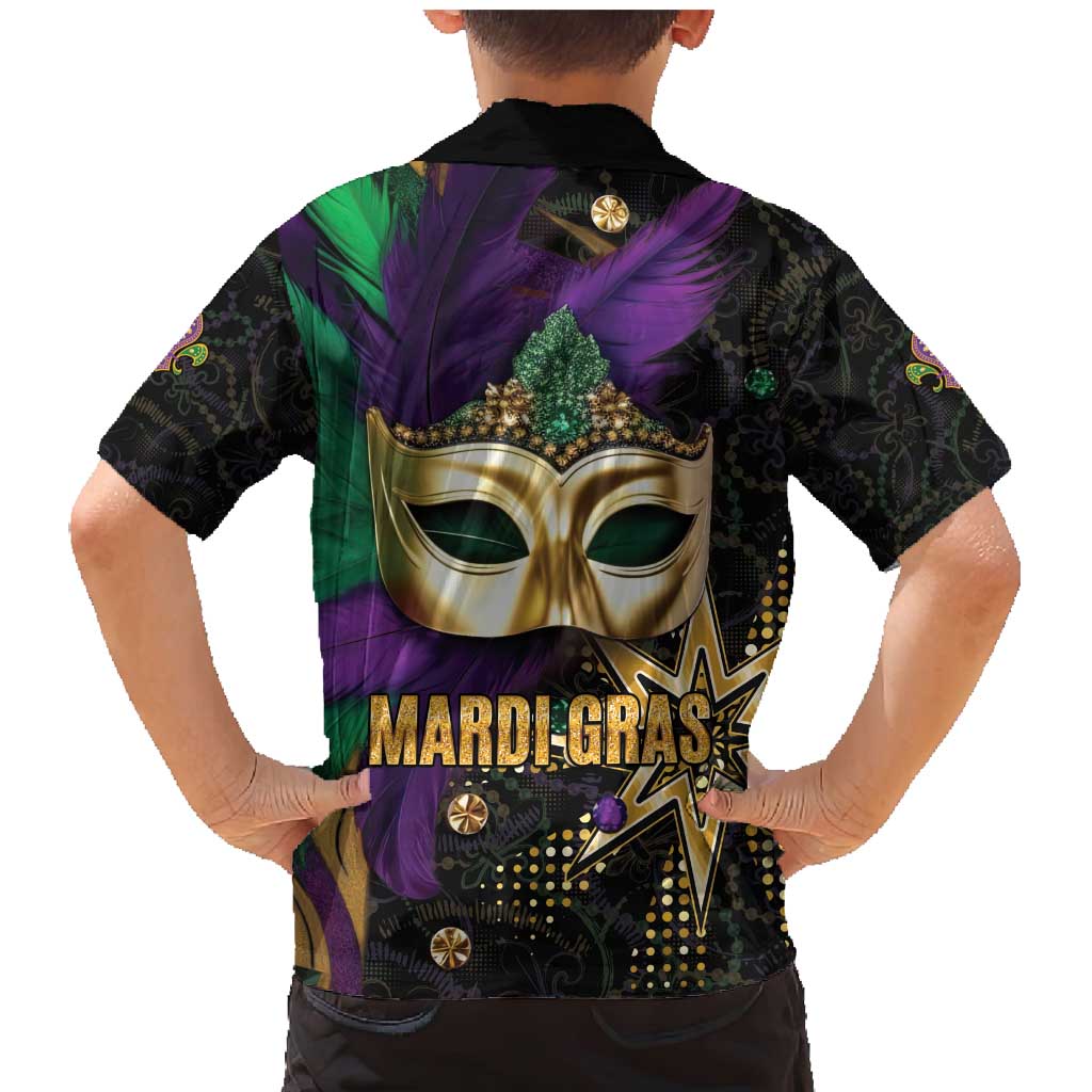 Let The Good Times Roll Mardi Gras Family Matching Mermaid Dress and Hawaiian Shirt Special Version
