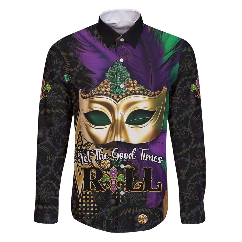 Let The Good Times Roll Mardi Gras Family Matching Puletasi and Hawaiian Shirt Special Version