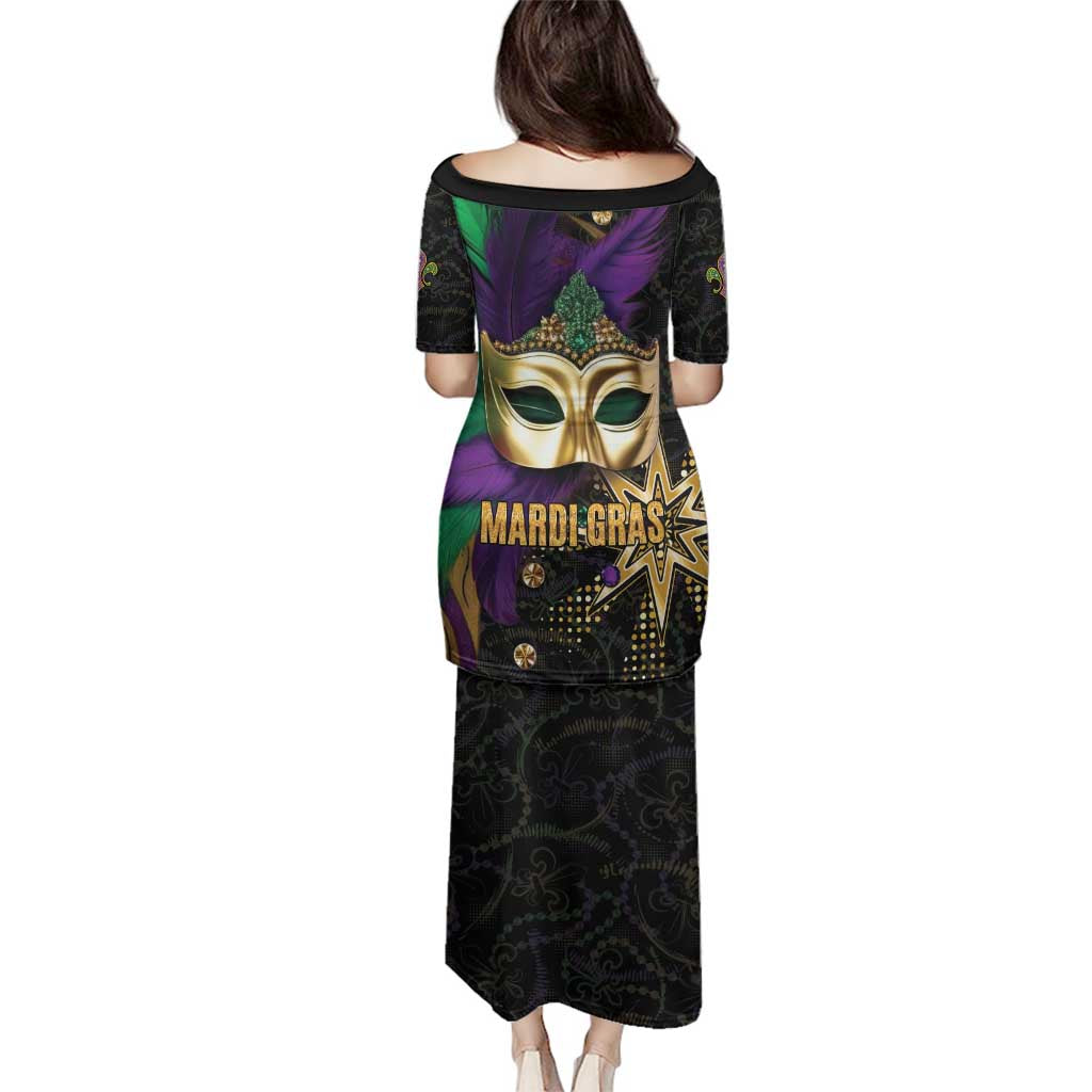Let The Good Times Roll Mardi Gras Family Matching Puletasi and Hawaiian Shirt Special Version