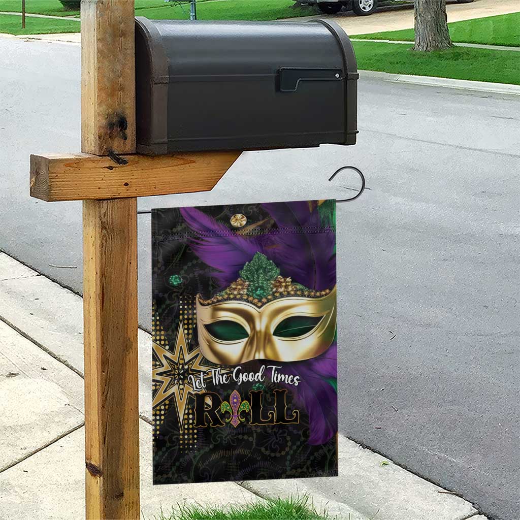 Let The Good Times Roll Mardi Gras Garden Flag Special Version
