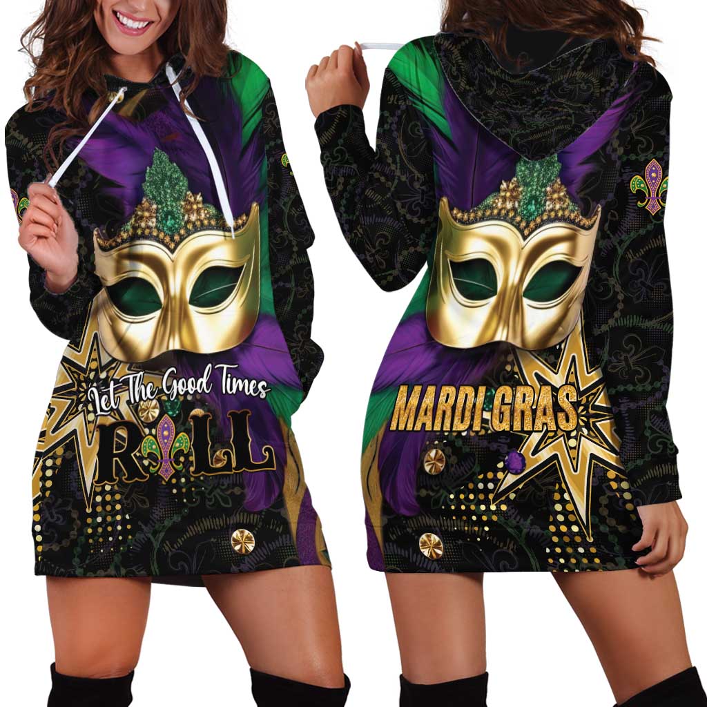 Let The Good Times Roll Mardi Gras Hoodie Dress Special Version