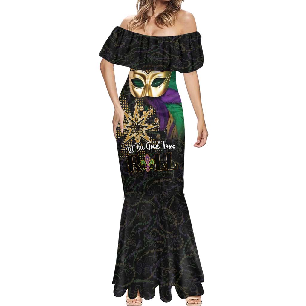 Let The Good Times Roll Mardi Gras Mermaid Dress Special Version - Wonder Print Shop