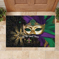 Let The Good Times Roll Mardi Gras Rubber Doormat Special Version - Wonder Print Shop