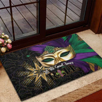Let The Good Times Roll Mardi Gras Rubber Doormat Special Version - Wonder Print Shop