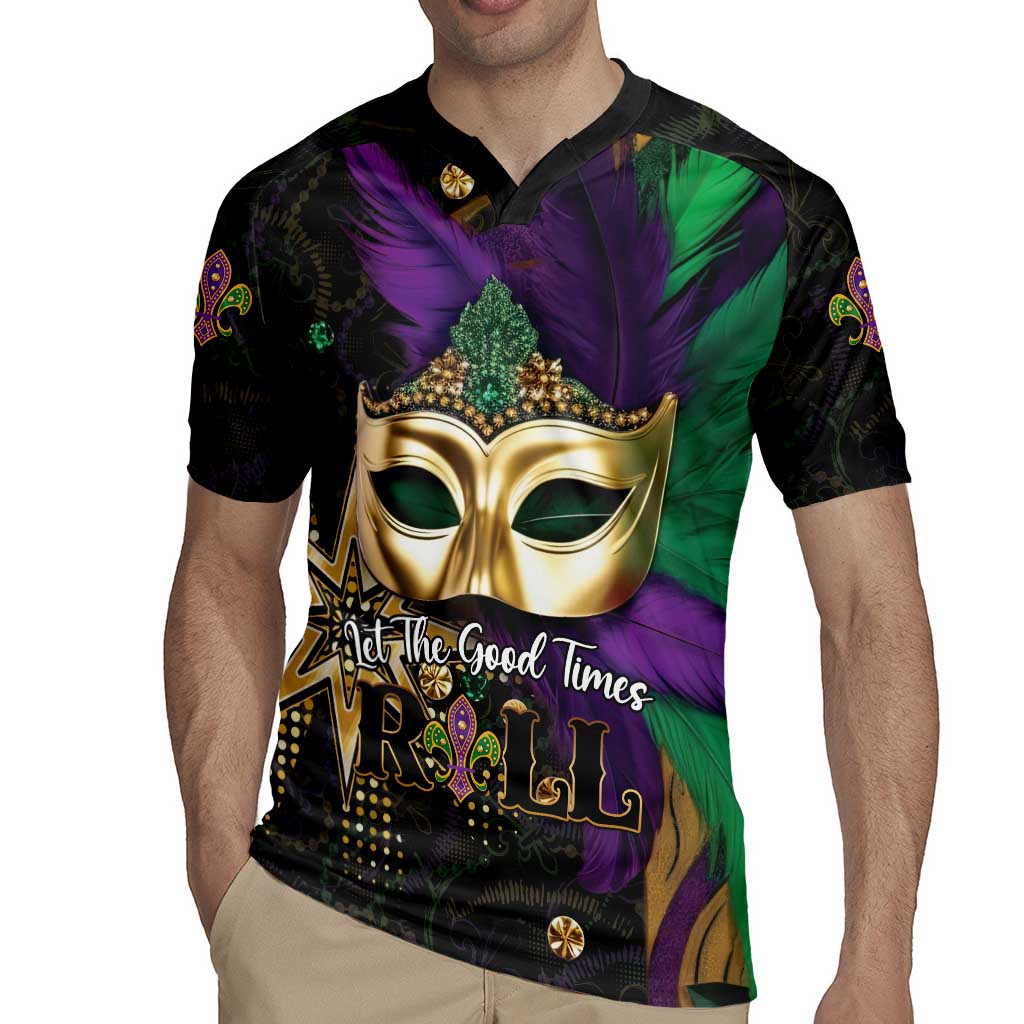 Let The Good Times Roll Mardi Gras Rugby Jersey Special Version - Wonder Print Shop