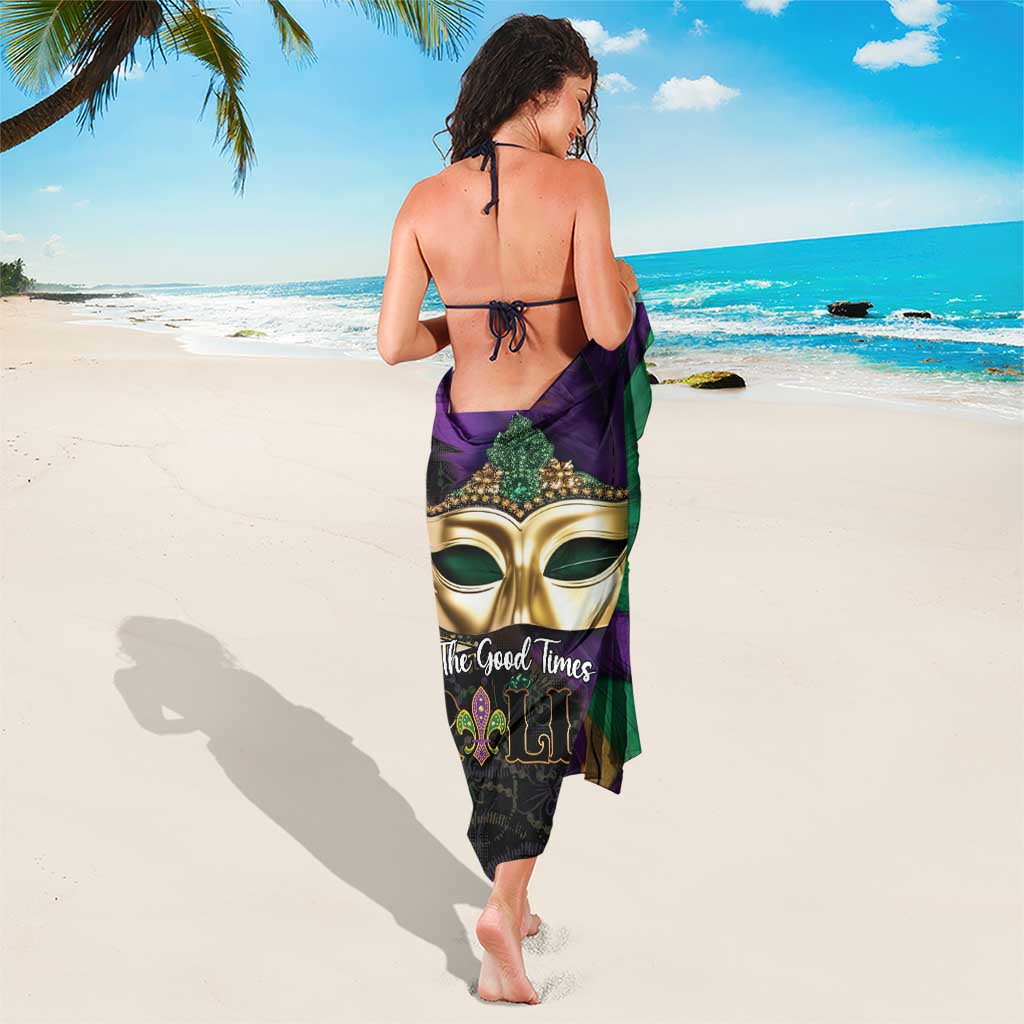 Let The Good Times Roll Mardi Gras Sarong Special Version - Wonder Print Shop