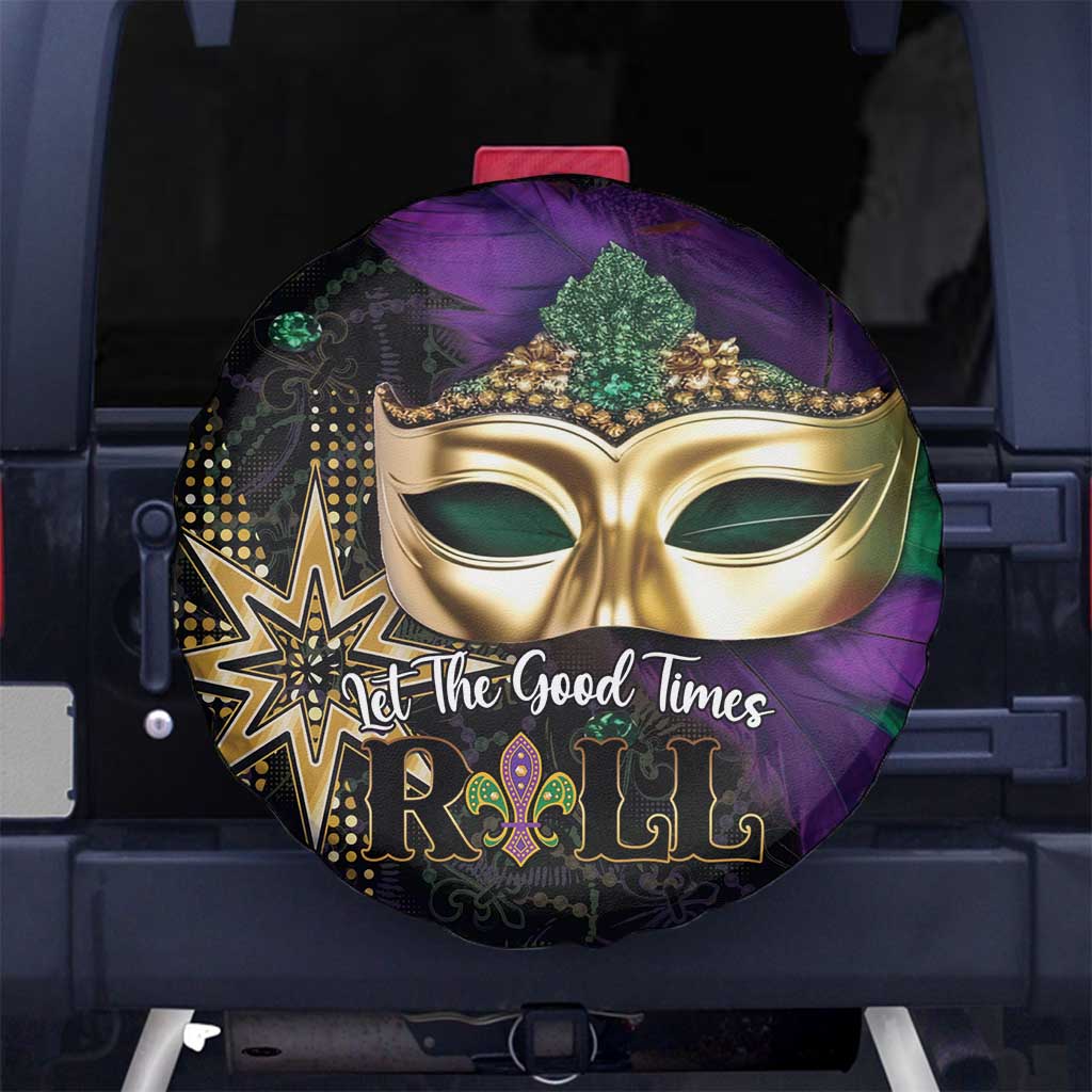 Let The Good Times Roll Mardi Gras Spare Tire Cover Special Version - Wonder Print Shop