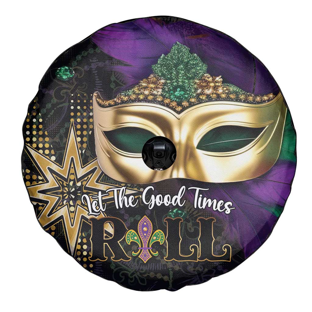Let The Good Times Roll Mardi Gras Spare Tire Cover Special Version - Wonder Print Shop