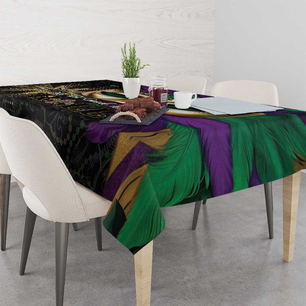 Let The Good Times Roll Mardi Gras Tablecloth Special Version - Wonder Print Shop