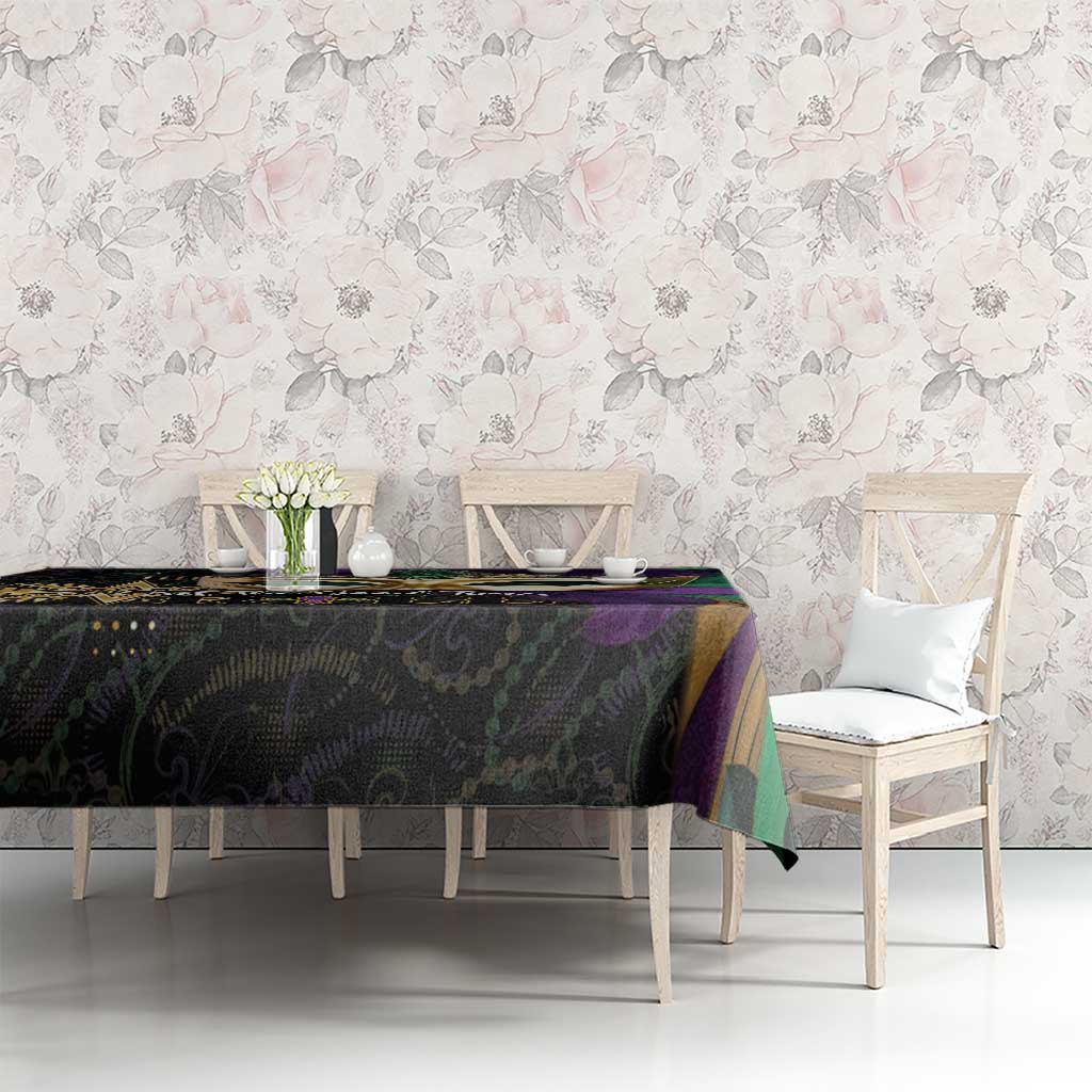 Let The Good Times Roll Mardi Gras Tablecloth Special Version - Wonder Print Shop