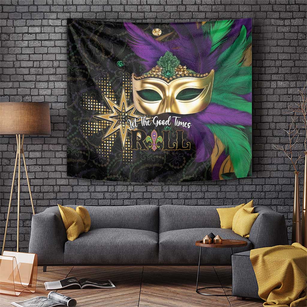 Let The Good Times Roll Mardi Gras Tapestry Special Version - Wonder Print Shop