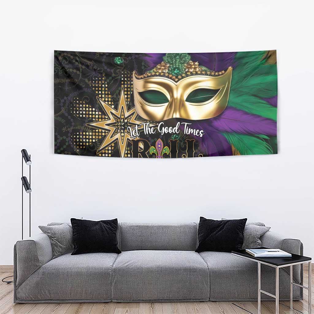 Let The Good Times Roll Mardi Gras Tapestry Special Version - Wonder Print Shop