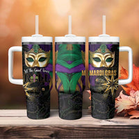 Let The Good Times Roll Mardi Gras Tumbler With Handle Special Version - Wonder Print Shop