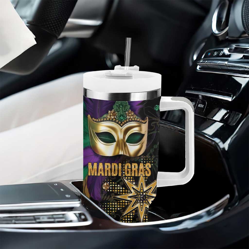 Let The Good Times Roll Mardi Gras Tumbler With Handle Special Version - Wonder Print Shop