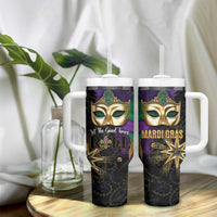 Let The Good Times Roll Mardi Gras Tumbler With Handle Special Version - Wonder Print Shop