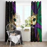 Let The Good Times Roll Mardi Gras Window Curtain Special Version - Wonder Print Shop