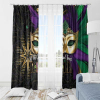 Let The Good Times Roll Mardi Gras Window Curtain Special Version - Wonder Print Shop