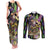 Mardi Gras Alligator Couples Matching Tank Maxi Dress and Long Sleeve Button Shirt Fleur De Lis Glitter Style