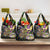 Mardi Gras Alligator Grocery Bag Fleur De Lis Glitter Style