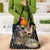 Mardi Gras Alligator Grocery Bag Fleur De Lis Glitter Style