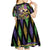Mardi Gras Alligator Kid Short Sleeve Dress Fleur De Lis Glitter Style