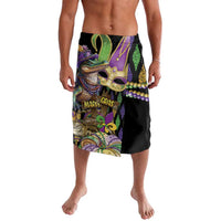 Mardi Gras Alligator Lavalava Fleur De Lis Glitter Style