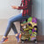 Mardi Gras Alligator Luggage Cover Fleur De Lis Glitter Style