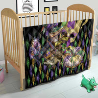Mardi Gras Alligator Quilt Fleur De Lis Glitter Style - Wonder Print Shop