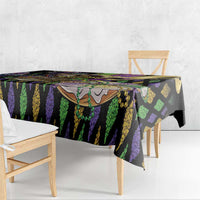 Mardi Gras Alligator Tablecloth Fleur De Lis Glitter Style - Wonder Print Shop