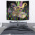 Mardi Gras Alligator Tapestry Fleur De Lis Glitter Style - Wonder Print Shop