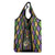 Mardi Gras Skull Grocery Bag Beads Fleur De Lis