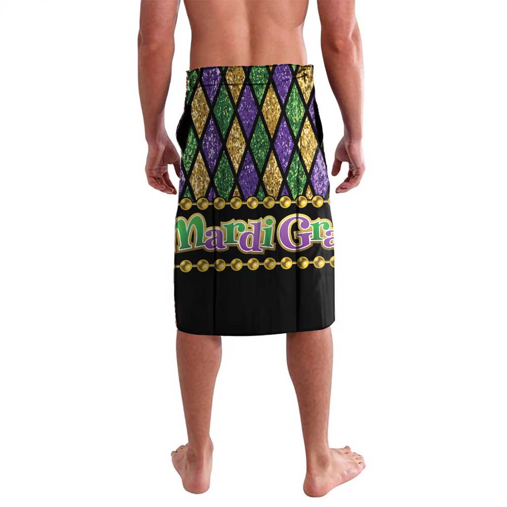 Mardi Gras Skull Lavalava Beads Fleur De Lis