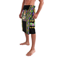 Mardi Gras Skull Lavalava Beads Fleur De Lis