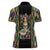 Mardi Gras Skull Women Polo Shirt Beads Fleur De Lis - Wonder Print Shop