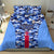 Japan Football Bedding Set Come On Samurai Blue