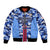 Japan Football Bomber Jacket Come On Samurai Blue - Wonder Print Shop