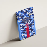 Japan Football Canvas Wall Art Come On Samurai Blue - Wonder Print Shop