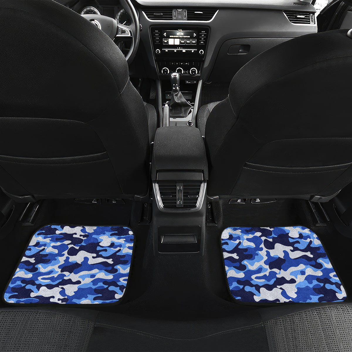 Japan Football Car Mats Come On Samurai Blue - Wonder Print Shop