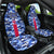 Japan Football Car Seat Cover Come On Samurai Blue