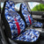 Japan Football Car Seat Cover Come On Samurai Blue