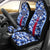 Japan Football Car Seat Cover Come On Samurai Blue - Wonder Print Shop