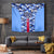 Japan Football Tapestry Come On Samurai Blue - Wonder Print Shop