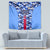 Japan Football Tapestry Come On Samurai Blue - Wonder Print Shop