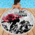 Kentucky Horse Racing Happy 151st Anniversary Beach Blanket Silhouette Girl Derby Hat With Rose LT01