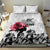 Kentucky Derby Happy 150th Anniversary Bedding Set Silhouette Girl Derby Hat With Rose