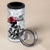 Kentucky Horse Racing Happy 151st Anniversary 4 in 1 Can Cooler Tumbler Silhouette Girl Derby Hat With Rose LT01