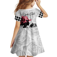 Kentucky Horse Racing Happy 151st Anniversary Family Matching Tank Maxi Dress and Hawaiian Shirt Silhouette Girl Derby Hat With Rose LT01